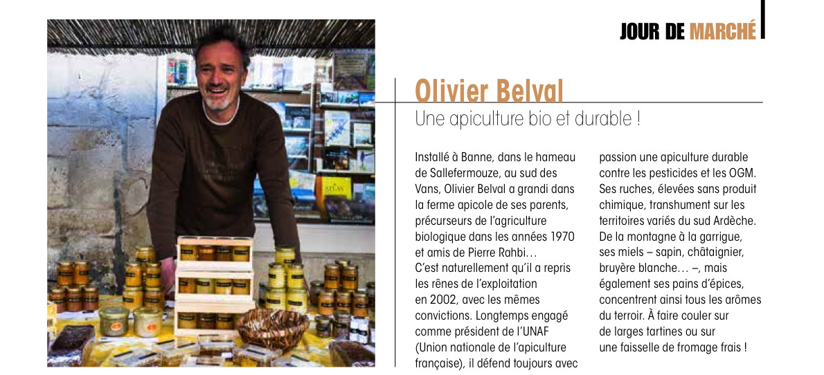 Olivier Belval - Une apiculture bio et durable