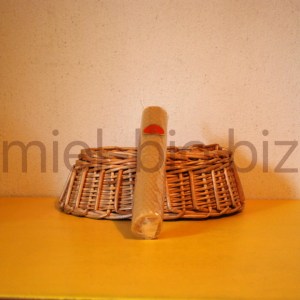 Bougie à la cire d'abeilles 75g Longueur 20 cm