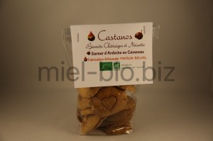 Castanos au miel à la châtaigne et aux noisettes bio