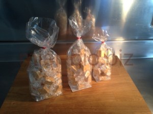 3 sachets de papillotes de nougat bio au miel et aux amandes