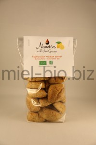 Navettes au miel et au citron bio